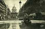 75 -Paris - Le Pantheon Et La Rue Soufflot - Panthéon