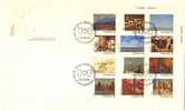 1982 Canada Cachet FDC Souvenir Sheet Of 12 Stamps " CANADA DAY " Official Post Office Issue - 1981-1990