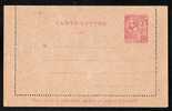 CARTE - LETTRE MONACO PRINCE ALBERT 1er 1891 - 1922 - Postal Stationery