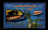 EGYPT / 2009 / COSTA RICA / FIFA U-20 WORLD CUP EGYPT 2009  / FOOTBALL / SPORT / FLAG / MNH / VF  . - Neufs