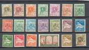 ALG 443  - YT 34 à 57 * - Qques Rousseurs - Unused Stamps