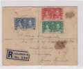 Sri Lanka- Ceylon, Registered Coronation Cover, Postal Stationery, FDC, To Burma, As Scan - Ceilán (...-1947)