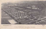 CAMP D'AVORD.  _  En Aéroplane  _  Vue Centrale. Au I° Plan Beaucoup De Chevaux Entre Les Murs. - Avord