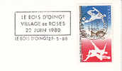 1980 France 69 Rhone Le Bois D´Oingt Village De Roses Rose Rosa Flowers Fiori Fleurs - Rosas