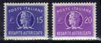 ITALIA 1949 - Recapito Autorizzato *   (g418b) - Pacchi In Concessione