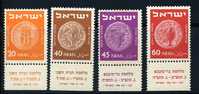 ISRAELE 1952 - MNH ** - Ungebraucht (mit Tabs)