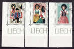 LIECHTENSTEIN.N°625/627.COSTUMES DE FETES.  Oblitéré - Used Stamps