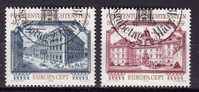 LIECHTENSTEIN.N°639/640.EUROPA CHATEAUX. Oblitéré - Used Stamps