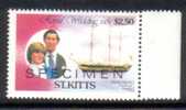 ST.KITTS NEVIS   Scott #  77**  VF MINT NH---"SPECIMEN" - St.Kitts-et-Nevis ( 1983-...)