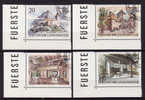 LIECHTENSTEIN.N°721/724.CHATEAU GUTENBERG. Oblitéré - Used Stamps