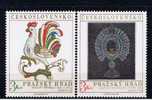 CSR+ Tschechoslowakei 1974 Mi 2201-02 Mnh Prager Burg - Neufs