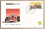 Somalia - Busta FDC Official Cover: Ferrari 312 B3 - 1973 - Auto's