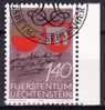 LIECHTENSTEIN.N°869.275e ANNIVERSAIRE DU TRANSFERT DU COMTE DE VADUZ AUX PRINCES.oblitéré - Used Stamps