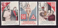 LIECHTENSTEIN.N°895/897.NOEL.oblitéré - Used Stamps