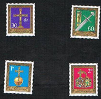 LIECHTENSTEIN -  YV. 569.572 -   1975 INSEGNE IMPERIALI - NUOVI  (MINT) ** - Unused Stamps