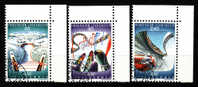 LIECHTENSTEIN.N°1017/1019.JEUX OLYMPIQUES D HIVER 1994A LILLEHAMMER.oblitéré - Used Stamps