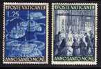 VATICAN 1950 - ANNEE SAINTE ( PIE XII FRAPPANT A LA PORTE SAINTE ET LES 4 BASILIQUES DE ROME ) - Gebraucht