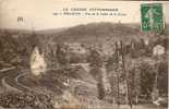 23  Felletin - Vue Sur La Vallée De La Creuse ( Carte Avec 2 Faches Eau ) - Felletin