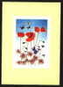 Illustrator D.ZACHAR - Butterfly And  POPPY POPPIES  CZECH Pc 15301 - Papillons