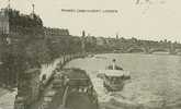 Britain United Kingdom - Thames Embankment, London Early 1900s Postcard [P1419] - River Thames