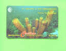 ST VINCENT & GRENADINES - Magnetic Phonecard/Yellow Tube Sponge - St. Vincent & The Grenadines