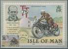 Isle Of Man, TT Motorcycling, Jimmie Simpson , Max-cart. - Motos