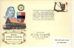 1972 Great Britain Cachet FDC  " 50 Years Rotary Bedford 2 " Special Cancel CARRIED By MAIL COACH Sent To Canada - 1971-1980 Decimale  Uitgaven