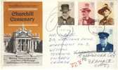 1974 Great Britain Cachet FDC With Complete Set   " Churchill  2" Bedford Cancel - 1971-80 Ediciones Decimal