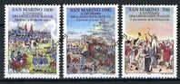 1989 - SAINT-MARIN - SAN MARINO - Sass. 1262/64 - Rivoluzione Francese - MNH - New Mint - - Unused Stamps
