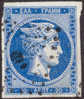 Greece #13 Used 20l Blue/Bluish From 1862 - Gebraucht