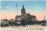 Stolp Rathaus Mit Wochen Markt Belebt Color 13.10.1913 - Pommern