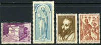 Greece #535-38 Mint Never Hinged St. Paul Set From 1951 - Ongebruikt