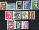 Greece #556-67 Mint Never Hinged Set From 1954 - Ungebraucht