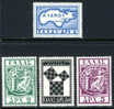 Greece #582-85 Mint Never Hinged Set From 1955 - Nuovi