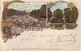 BRUXELLES -cpa Précurseur - Multivues - Souvenir De ..-dnd-voyagée 1902-PAYPAL SANS FRAIS - Panoramic Views