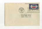 -  ETATS UNIS FDC 1941/50 DRAPEAU DE LA YOUGOSLAVIE  SUR ENVELOPPE  . CACHET 1er JOUR 26/9/43 WASHINGTON - 1941-1950