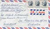 0979. Carta Aerea BEVERLY HILLS (California) 1965  A España - Storia Postale