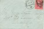 1302. Carta MORRISTOWN (new Jersey) 1898. Fancy Cancel - Storia Postale