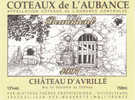 MAKYO. Etiquette De Vin Pour Le Château D'Avrillé. Côteaux De L'Aubance. Beaumont 1997. Dans Le 49. - Advertentie