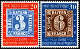 Germany 667-68 Mint Hinged Set From 1949 - Unused Stamps