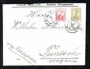 Romania 1912 Cover From Slatina To Temesvar Nice Franking Ferdinand 2 Stamps !! - Lettres & Documents