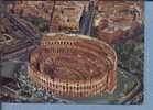S224 ROMA IL COLOSSEO VEDUTA AEREA AUTO D'EPOCA Vg - Colosseum