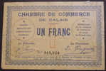 Calais 1 Franc Pirot 3 TB - Chamber Of Commerce