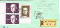 3509   Carta, , Certificada, LINZ-DONAU 1974 ( Austria)  , Pequeño Tamaño Cover, Lettre - Briefe U. Dokumente