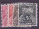 ANDORRE N° 42/45** TAXE NEUF SANS CHARNIERE - Nuevos