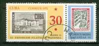 Exposition Philatélique Nationale - CUBA - Timbre Sur Timbre - N° 1622 - 1972 - Usados