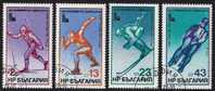 Bulgaria 1979 Winter Olympic Games Lake Placid 1980  Skiing  Biathlon Speed Skating  Luge - Hiver 1980: Lake Placid