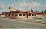 Coo-coo Clock Restaurant And Coffee Shop, Oceanlake Oregon, Auto, 1960s Vintage Postcard - American Roadside