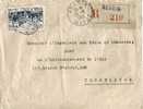 Maroc Morocco Marruecos Lettre Locale Recommandée Agadir 22 4 52. Seul Sur Lettre Airmail Cover Sobre Carta Enveloppe - Briefe U. Dokumente