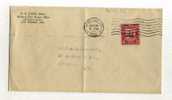 -  ETATS UNIS 1921/40 . AFFRANCHISSEMENT SIMPLE SUR ENVELOPPE DE 1930  . CIRCULATION INTERIEURE - Covers & Documents